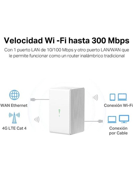 WIRELESS ROUTER MERCUSYS MB110-4G 4G LTE 150MBPS