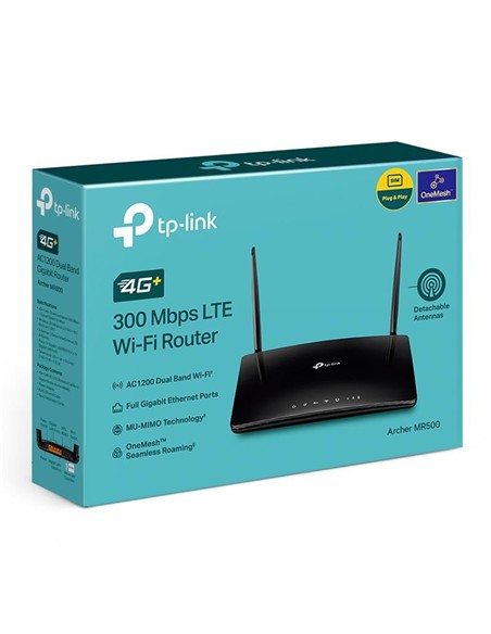 WIRELESS ROUTER TP-LINK ARCHER MR500 DUAL BAND AC1