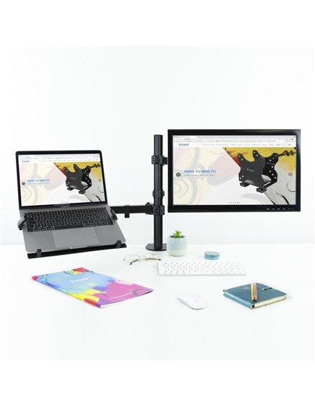 SOPORTE DE MESA MONITOR/PORTATIL TOOQ DB1200TN-B 1