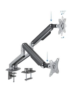 SOPORTE DE MESA TV/MONITOR TOOQ DB4132TNR-G 17-32 2