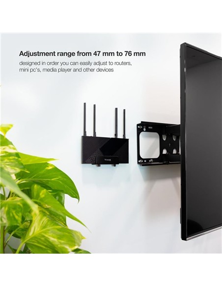 SOPORTE DE PARED UNIVERSAL TOOQ PARA ROUTER MINI P