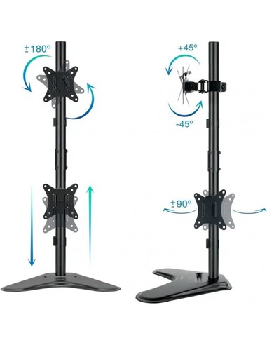 SOPORTE DE SOBREMESA MONITOR TOOQ 17-32 9KG 2 BRAZ
