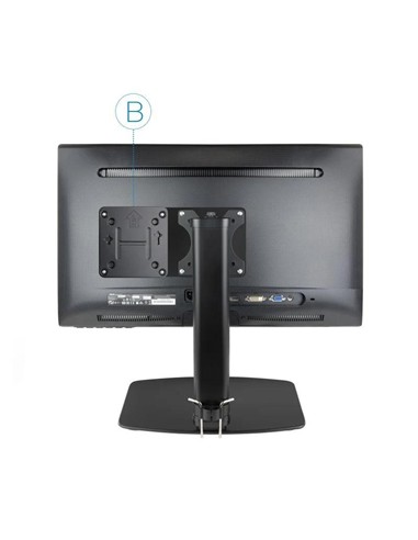 SOPORTE EN MONITOR PARA MINI PC TOOQ 3KG VESA BLAC
