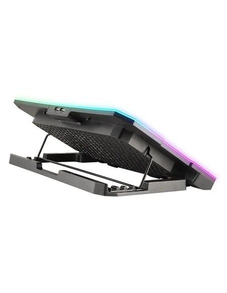 SOPORTE + VENTILADOR NOTEBOOK NGS HEROSTAND RGB BL
