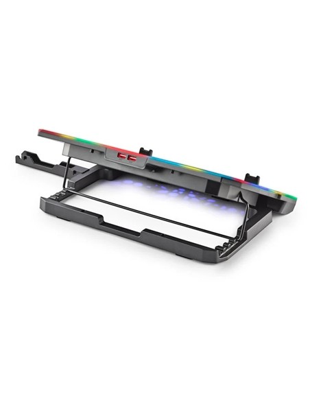 SOPORTE + VENTILADOR NOTEBOOK NGS HEROSTAND RGB BL
