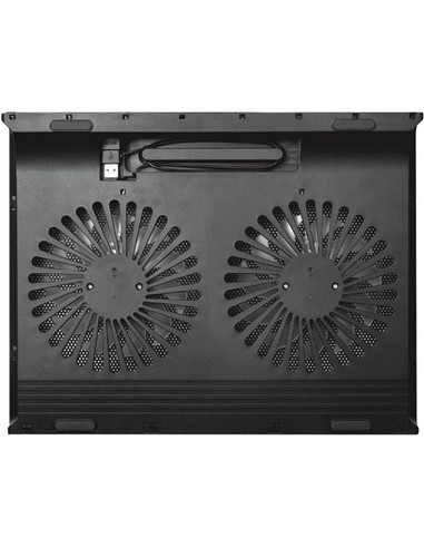 SOPORTE + VENTILADOR NOTEBOOK TRUST HASTA 17.4 BLA