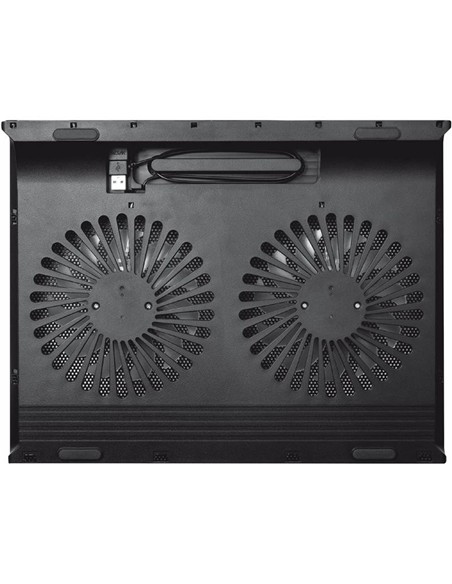 SOPORTE + VENTILADOR NOTEBOOK TRUST HASTA 17.4 BLA