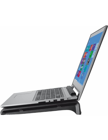 SOPORTE + VENTILADOR NOTEBOOK TRUST HASTA 17.4 BLA