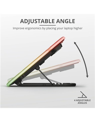 SOPORTE + VENTILADOR TRUST GXT1126 AURA REFRIGERAC