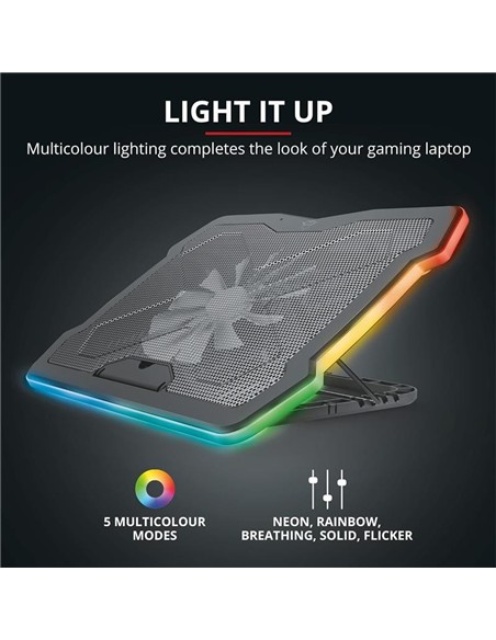 SOPORTE + VENTILADOR TRUST GXT1126 AURA REFRIGERAC