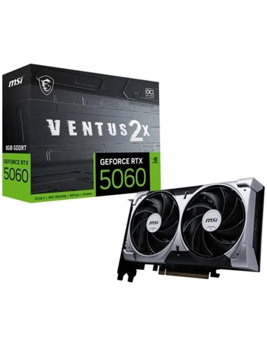 TARJETA DE VIDEO NVIDIA MSI RTX5060 VENTUS 2X OC 8
