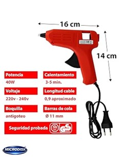 PISTOLA DE COLA CALIENTE 40 w 2