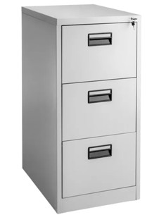 ARCHIVADOR CARPETAS COLGANTES 3 CAJONES GRIS