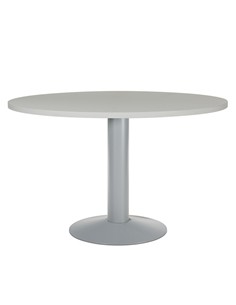 MESA DE REUNION REDONDA GRIS