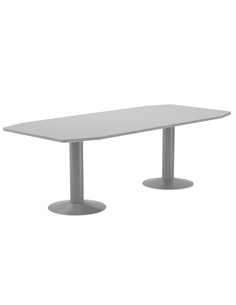 MESA DE REUNION RECTANGULAR GRIS