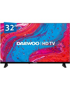 TELEVISOR DAEWOO 32 LED HD USB SMART TV  WIFI BLUE