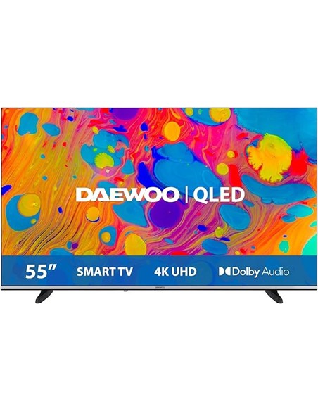 TELEVISOR DAEWOO 55 QLED 4K UHD USB SMART TV ANDRO