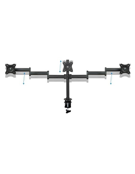 SOPORTE DE MESA TV/MONITOR TOOQ 13-27 8KG 2 BRAZOS