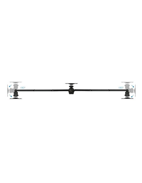 SOPORTE DE MESA TV/MONITOR TOOQ 13-27 8KG 2 BRAZOS