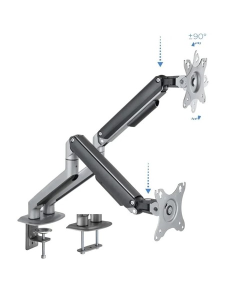 SOPORTE DE MESA TV/MONITOR TOOQ DB4132TNR-G 17-32