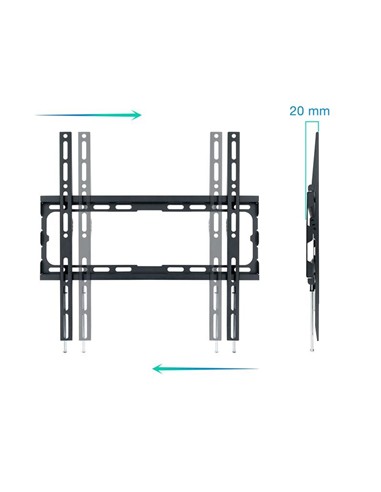 SOPORTE PARED TV MONITOR TOOQ 32-70 45KG BLACK