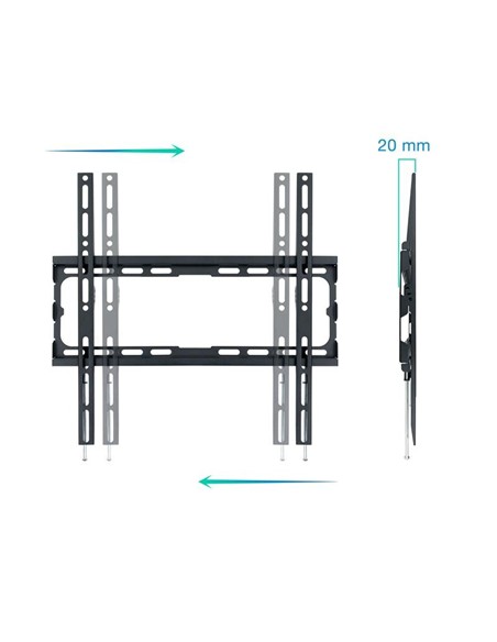 SOPORTE PARED TV MONITOR TOOQ 32-70 45KG BLACK
