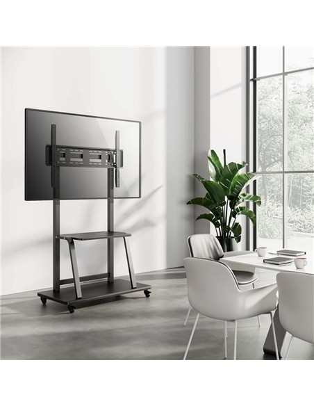 SOPORTE TV MONITOR AISENS SUELO CON RUEDAS 37-100