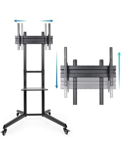 SOPORTE TV MONITOR TOOQ SUELO CON RUEDAS 37 - 70 5 2