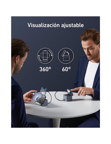 CARGADOR ANKER CUBO 3 EN 1 MAGSAFE AURICULARES+SMA