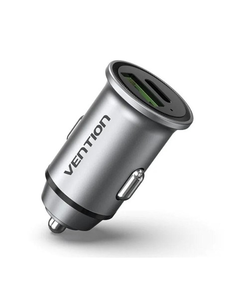 CARGADOR COCHE SMARTPHONE VENTION 20W USB-A USB-C