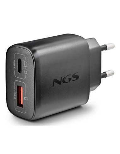 CARGADOR DE PARED NGS ERA GAN 2XUSB-C/USB-A 45W BL