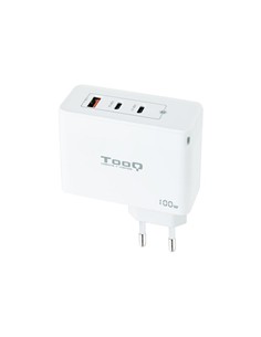 CARGADOR DE PARED TOOQ 100W USB-A/QC+ 2XUSB-C/PD W