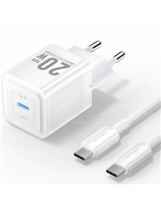 CARGADOR DE PARED VENTION GAN USB-C 20W WHITE + CA