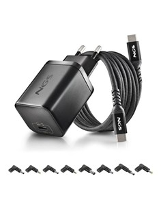 CARGADOR DE PORTATIL HP NGS BUD GAN USB-C 65W 8 CO