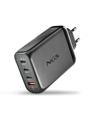 CARGADOR DE PORTATIL NGS BUD GAN 3XUSB-C/USB-A 140