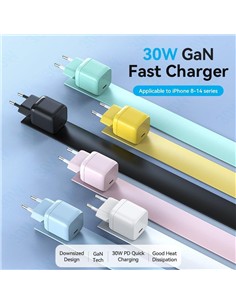 CARGADOR SMARTPHONE/TABLET VENTION FAKY0-EU USB-C 2