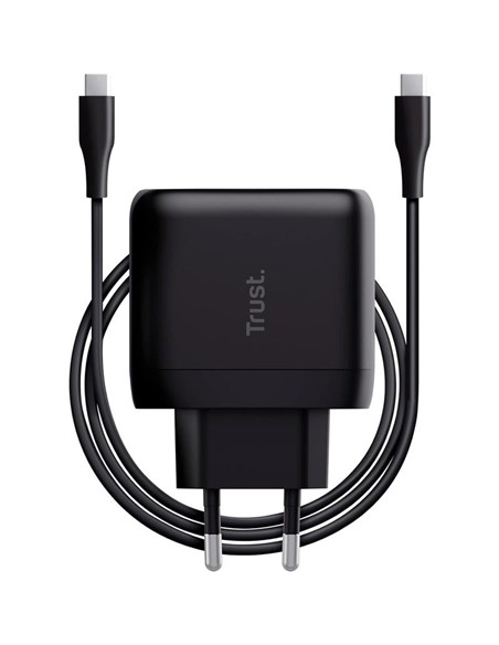 CARGADOR TRUST MAXO USB-C 65W 2M BLACK