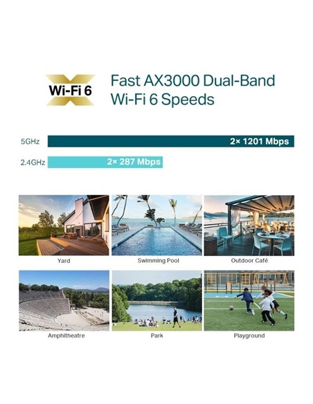 ACCESS POINT TP-LINK EAP650-OUTDOOR AX3000 DUAL BA