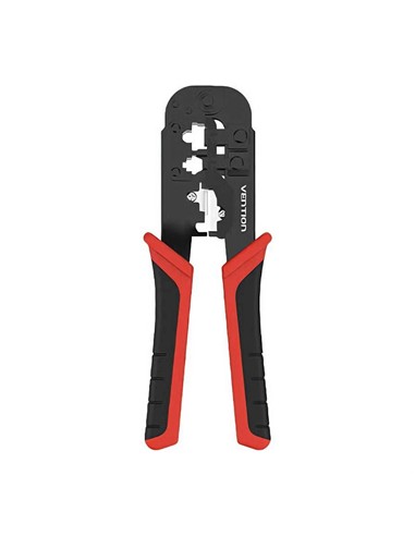 CRIMPADORA VENTION METALICA RJ45 RED/BLACK