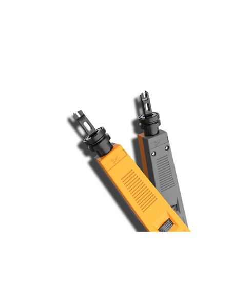 INSERTADORA VENTION TIPO 110 RJ45 RJ11 GREY/ORANGE