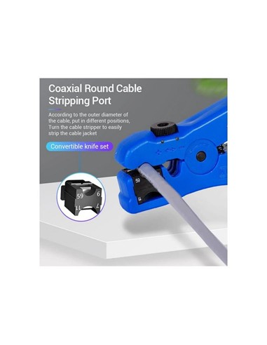 PELACABLES VENTION COAXIAL BLUE