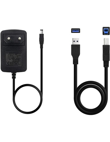 DOCK HDD TOOQ 3.5/2.5 SATA CLONE OTB USB 3.0 BLACK