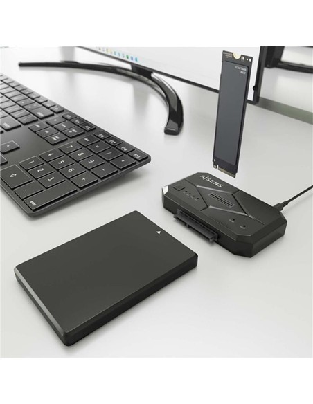 DOCK STATION CLONE AISENS 3.5/2.5 SATA M2 NVME USB