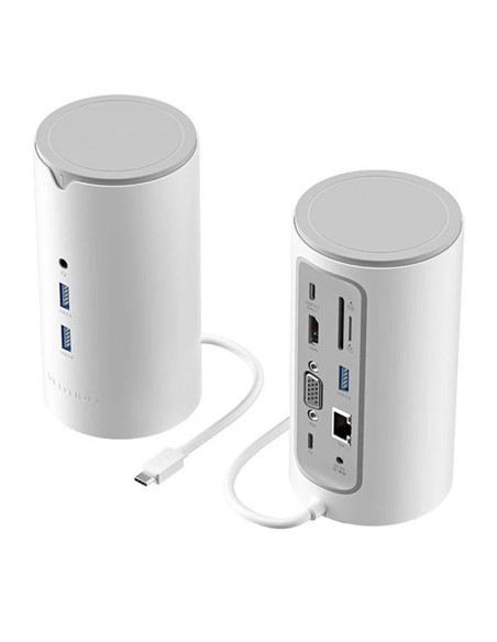 DOCK STATION VENTION 12 EN 1 USB-C A HDMI/VGA/USB-