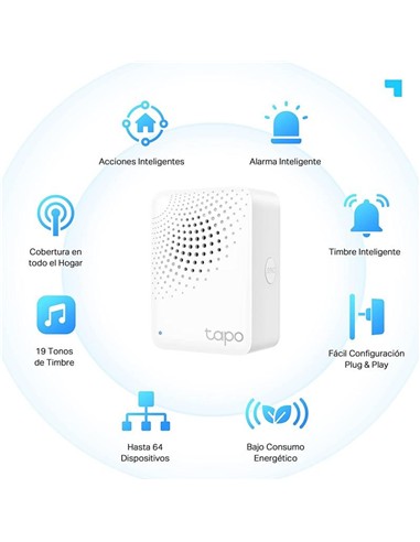 HUB CON SIRENA TIMBRE TP-LINK TAPO H100
