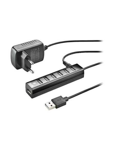HUB USB NGS TINY 7 PUERTOS USB 2.0 + ALIMENTADOR