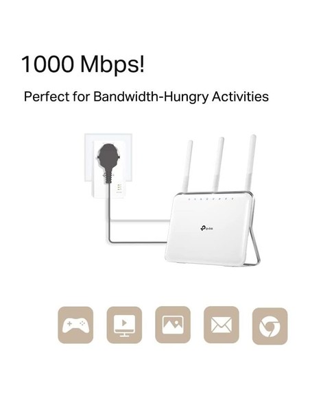 POWERLINE TP-LINK TL-PA7017P KIT ETHERNET 2UDS + E