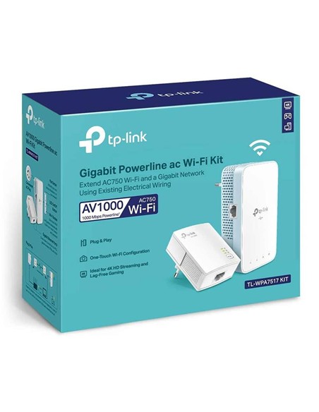 POWERLINE TP-LINK TL-PA7517KIT ETHERNET AV1000 2UD