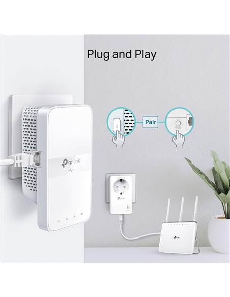 POWERLINE TP-LINK TL-WPA7617KIT ETHERNET AV1000 GI