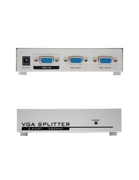 CONMUTADOR VGA NANOCABLE 2 MONITORES